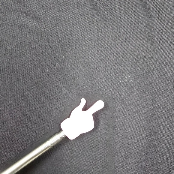 Susan Graver Top Women 1X Black Liquid Knit Stretch Drape Office Minimalist Tank - Picture 4 of 9